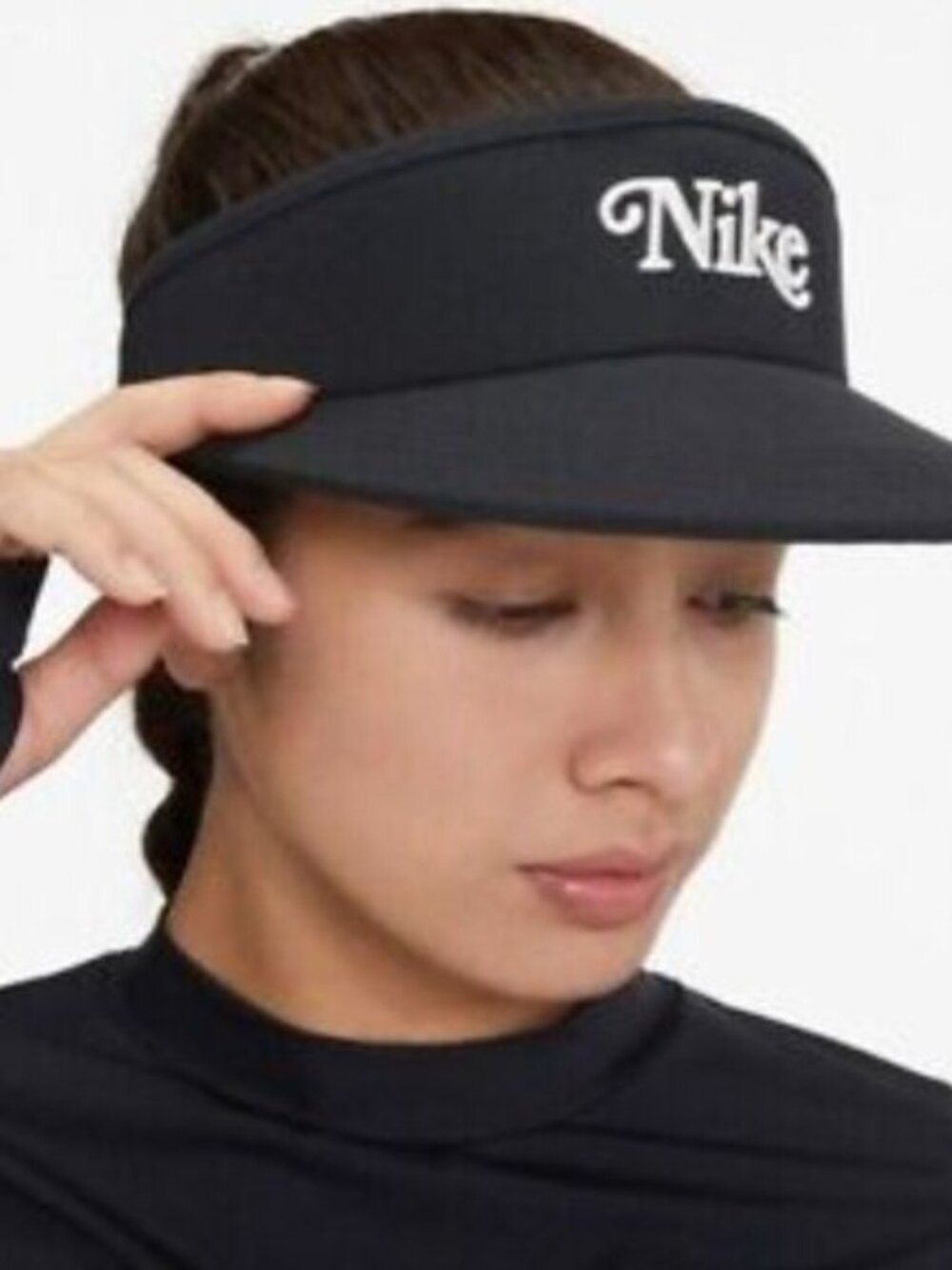 Nike Dri-FIT Victory Golf Tall Visor Black Adjustable Unisex Golf Sun Visor O/S